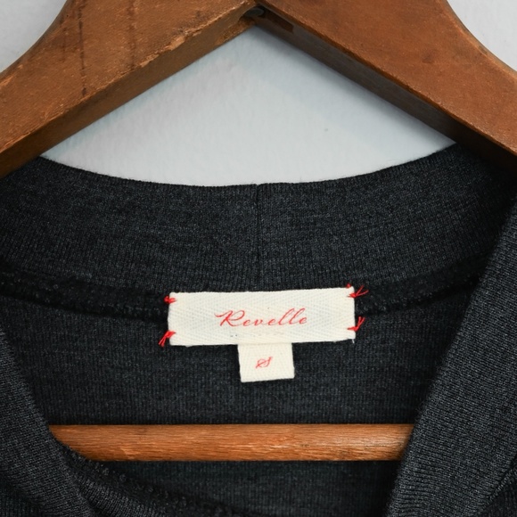 Handmade in USA: Revelle Collection cropped raglan wool and rayon sweatshirt - Picture 5 of 10